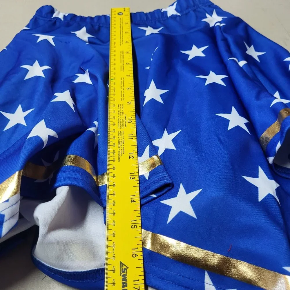 New DC‎ Wonder Woman Girl’s Costume Size Large 10-12 Rubies Dress Up Outfit